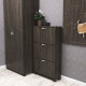 Shoe cabinet in the hallway made of laminated chipboard and MDF Bourbon 2 oak tobacco Artinhead Shoe cabinet in the hallway made of laminated chipboard and MDF Bourbon 2 oak tobacco Artinhead