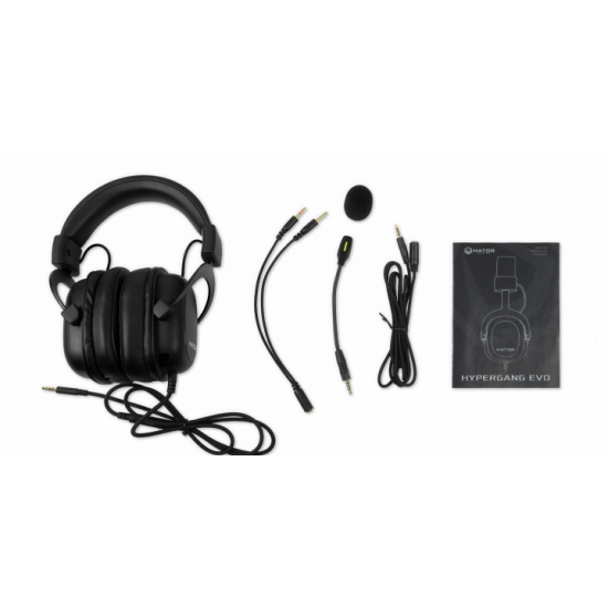 Навушники Hator Hypergang EVO Black HTA-810 Навушники Hator Hypergang EVO Black HTA-810