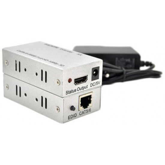 Переходник-удлинитель Voltronic HDMI-RJ-45 Grey (YT-SCPE HDM-60m1080Р/09243) Переходник-удлинитель Voltronic HDMI-RJ-45 Grey (YT-SCPE HDM-60m1080Р/09243)