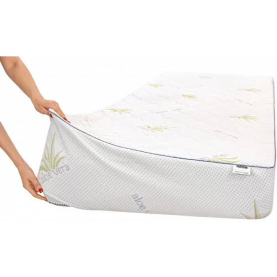 Mattress cover MirSon No. 1046 Alberto Tencel (Modal) Aloe Vera 70x130 cm (2200001507876) Mattress cover MirSon No. 1046 Alberto Tencel (Modal) Aloe Vera 70x130 cm (2200001507876)