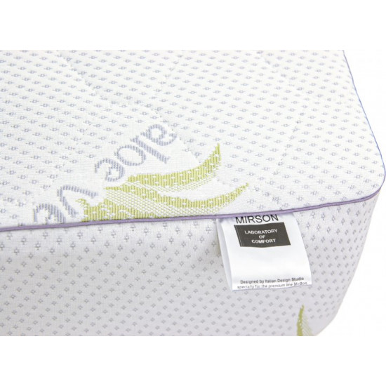 Mattress cover MirSon No. 1040 Alberto Silk Aloe Vera 80x160 cm (2200001505735) Mattress cover MirSon No. 1040 Alberto Silk Aloe Vera 80x160 cm (2200001505735)