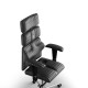 Chair KULIK SYSTEM PYRAMID Skin with headrest with stitching Black Chair KULIK SYSTEM PYRAMID Skin with headrest with stitching Black