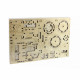 Children's wooden 3D construction set Robotime LK701 Steam Locomotive Children's wooden 3D construction set Robotime LK701 Steam Locomotive