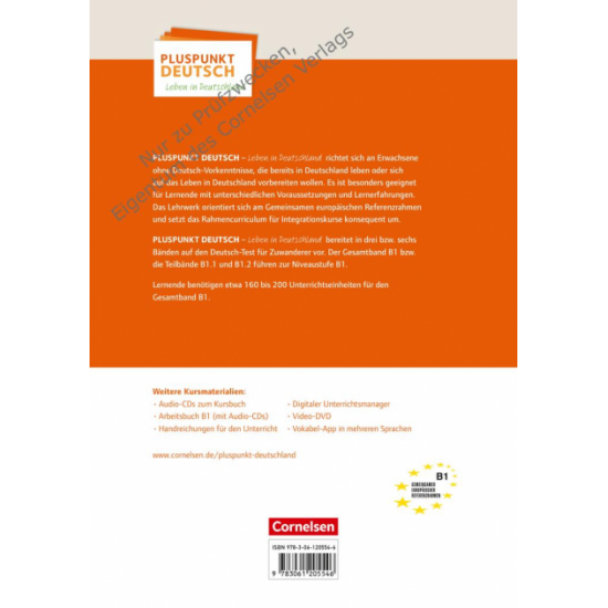 Pluspunkt Deutsch - Leben in Deutschland. Allgemeine Ausgabe B1: Gesamtband. Kursbuch mit interaktiven ?bungen Pluspunkt Deutsch - Leben in Deutschland. Allgemeine Ausgabe B1: Gesamtband. Kursbuch mit interaktiven ?bungen