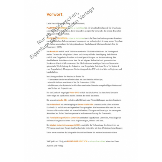 Pluspunkt Deutsch - Leben in Deutschland. Allgemeine Ausgabe B1: Gesamtband. Kursbuch mit interaktiven ?bungen Pluspunkt Deutsch - Leben in Deutschland. Allgemeine Ausgabe B1: Gesamtband. Kursbuch mit interaktiven ?bungen