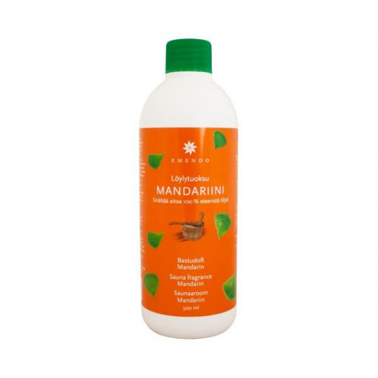 Mandarin, aroma for baths and saunas (500 ml), Emendo 5735 (Finland) Mandarin, aroma for baths and saunas (500 ml), Emendo 5735 (Finland)