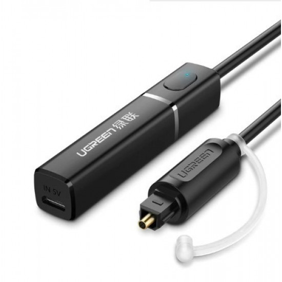 Bluetooth-адаптер Ugreen Bluetooth 5.0 TV передатчик оптический штекер (CM150) Bluetooth-адаптер Ugreen Bluetooth 5.0 TV передатчик оптический штекер (CM150)