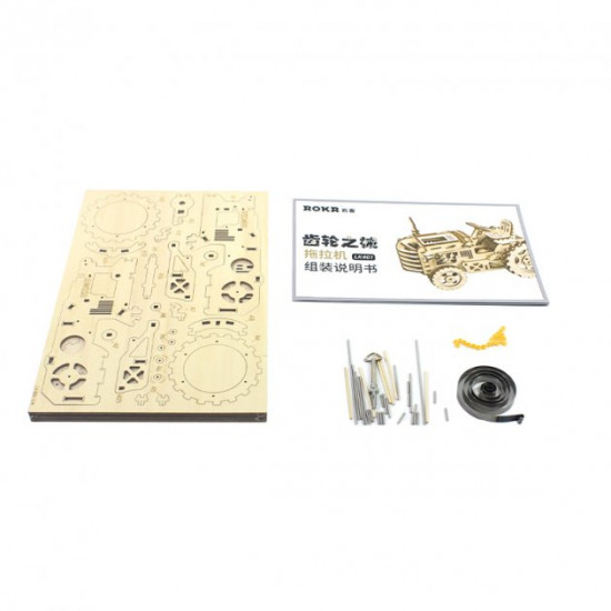 Children's wooden 3D construction set Robotime LK401 Tractor Children's wooden 3D construction set Robotime LK401 Tractor