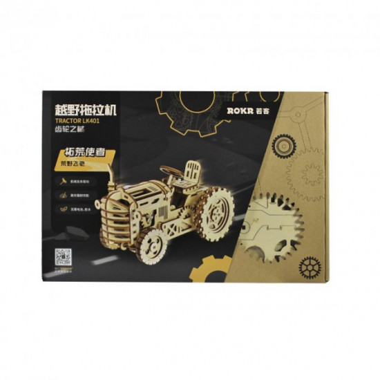 Children's wooden 3D construction set Robotime LK401 Tractor Children's wooden 3D construction set Robotime LK401 Tractor