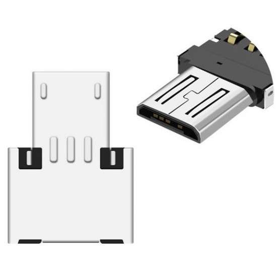 Адаптер для кабелю XOKO AC-055 USB - Micro USB сріблястий Адаптер для кабелю XOKO AC-055 USB - Micro USB сріблястий
