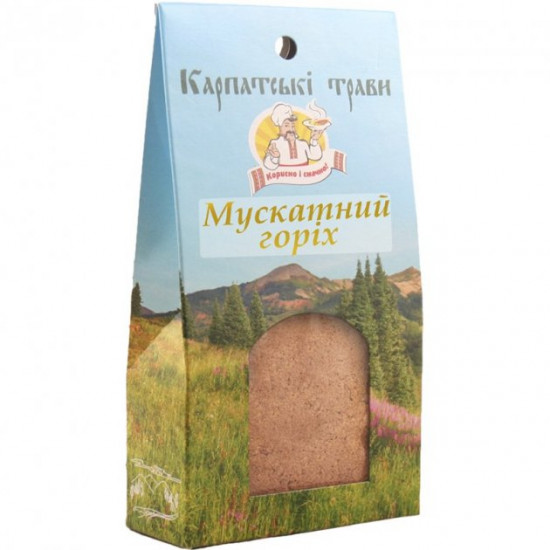 Приправа Мускатний горіх Огородник мелений 50 г (4820079242172) Приправа Мускатний горіх Огородник мелений 50 г (4820079242172)