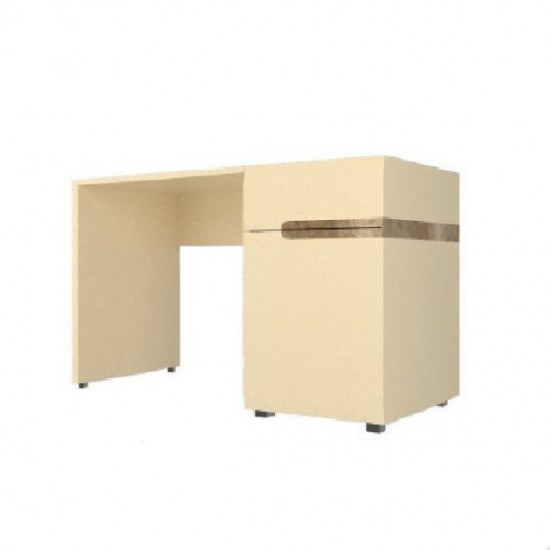 Desk made of chipboard+MDF right LETIS T2 Blonski Vanilla+canyon oak+cream gloss Desk made of chipboard+MDF right LETIS T2 Blonski Vanilla+canyon oak+cream gloss