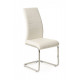Chair for kitchen, cafe, bar artificial leather + chrome steel S-116 Vetro Mebel White Chair for kitchen, cafe, bar artificial leather + chrome steel S-116 Vetro Mebel White