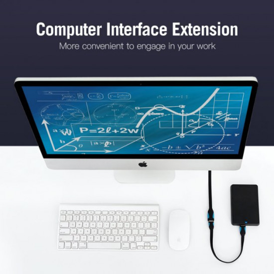 Удлинитель USB-USB 3.0 Vention Flat 5Gbps 3m Black (VAS-A13-B300) Удлинитель USB-USB 3.0 Vention Flat 5Gbps 3m Black (VAS-A13-B300)