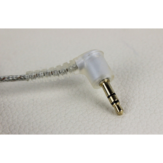 Аудіо кабель провід для навушників Shure SE215 SE535 SE425 White Аудіо кабель провід для навушників Shure SE215 SE535 SE425 White