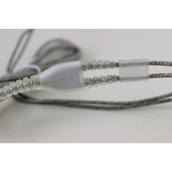 Аудіо кабель провід для навушників Shure SE215 SE535 SE425 White Аудіо кабель провід для навушників Shure SE215 SE535 SE425 White