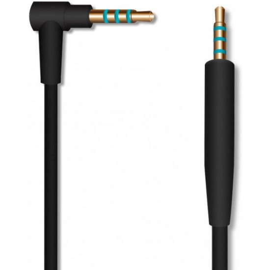 Кабель із пультом для навушників Bose QuietComfort QC25, QC35, OE2 (чорний) Кабель із пультом для навушників Bose QuietComfort QC25, QC35, OE2 (чорний)