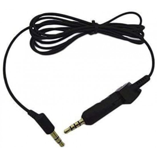 Кабель для навушників BOSE QC15/QC2 чорний Кабель для навушників BOSE QC15/QC2 чорний