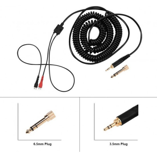 Кабель для наушников Sennheiser HD25 HD560 HD540 HD480 HD430 414 HD250 Кабель для наушников Sennheiser HD25 HD560 HD540 HD480 HD430 414 HD250
