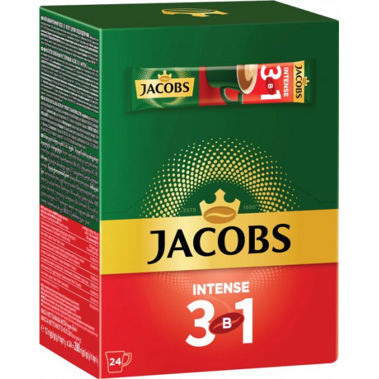Coffee drink Jacobs 3 in 1 Intense 24 x 12 g (4820206290526) Coffee drink Jacobs 3 in 1 Intense 24 x 12 g (4820206290526)