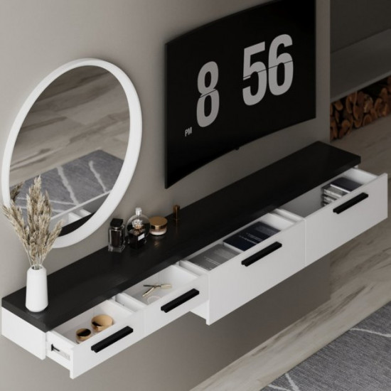 Dressing table Fenster Andersen 1 White/Black Dressing table Fenster Andersen 1 White/Black