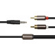 Audio cable PowerPlant 3.5mm Stereo Plug - 2 x RCA 1 m Black (CA912834)