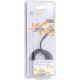 Audio cable PowerPlant 3.5mm Stereo Plug - 2 x RCA 1 m Black (CA912834)