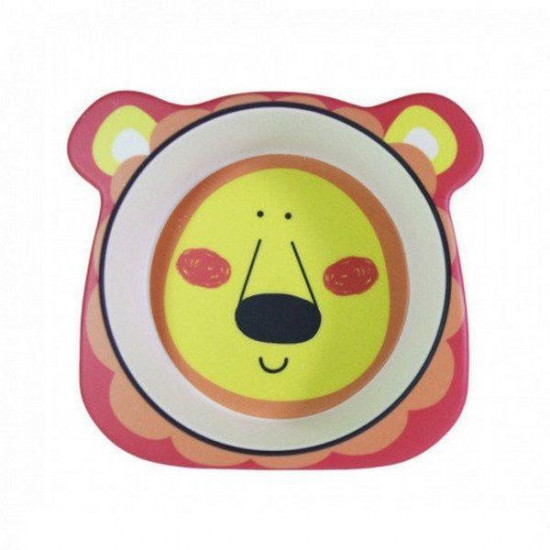 Children's deep plate Lion cub bamboo fiber 9469 Children's deep plate Lion cub bamboo fiber 9469