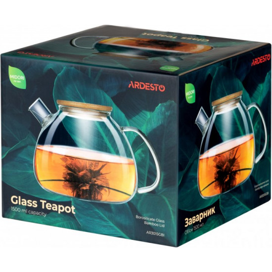 Заварочный чайник Ardesto 1.5 л (AR3015GBI) Заварочный чайник Ardesto 1.5 л (AR3015GBI)