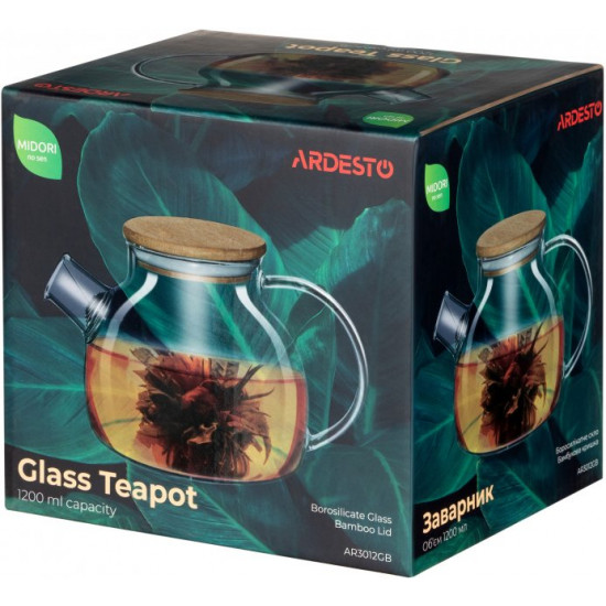 Заварочный чайник Ardesto 1.2 л (AR3012GB) Заварочный чайник Ardesto 1.2 л (AR3012GB)