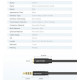 Cable Vention Audio 3.5 mm M - 3.5 mm F, 1m, Black (BHBBF) Cable Vention Audio 3.5 mm M - 3.5 mm F, 1m, Black (BHBBF)