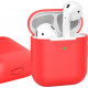 Класичний Силіконовий чохол AhaStyle для Apple AirPods Red (AHA-01020-RED) Класичний Силіконовий чохол AhaStyle для Apple AirPods Red (AHA-01020-RED)