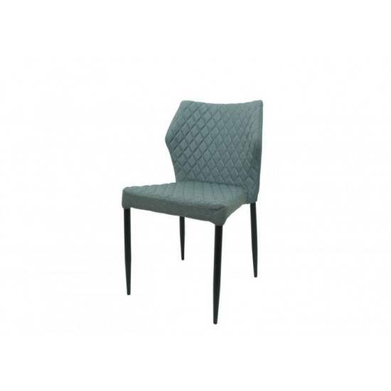 Chair for kitchen, cafe, bar Finiks metal black/chenille fabric light gray Eurodom Chair for kitchen, cafe, bar Finiks metal black/chenille fabric light gray Eurodom