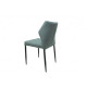 Chair for kitchen, cafe, bar Finiks metal black/chenille fabric light gray Eurodom Chair for kitchen, cafe, bar Finiks metal black/chenille fabric light gray Eurodom