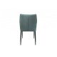 Chair for kitchen, cafe, bar Finiks metal black/chenille fabric light gray Eurodom Chair for kitchen, cafe, bar Finiks metal black/chenille fabric light gray Eurodom