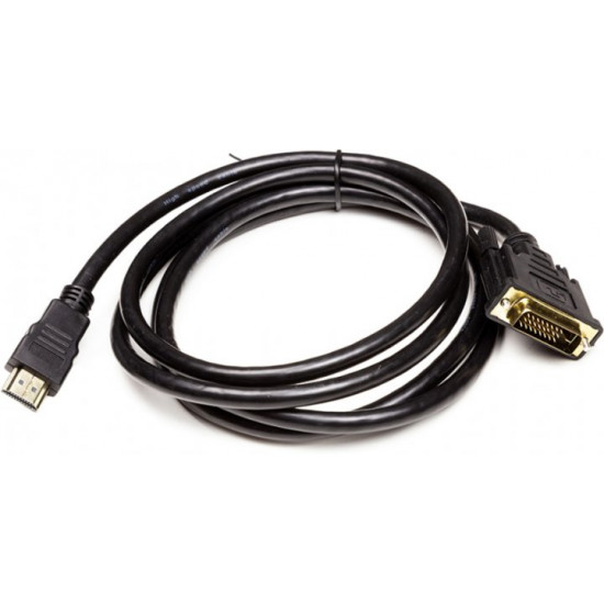 Видеокабель PowerPlant HDMI (M) - DVI (M) 1.8 м (CA912568) Видеокабель PowerPlant HDMI (M) - DVI (M) 1.8 м (CA912568)