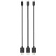 Timstool USB to microUSB cable 0.21 m 3 pcs Black (DC21-MU-BL) Timstool USB to microUSB cable 0.21 m 3 pcs Black (DC21-MU-BL)
