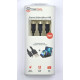 Timstool USB to microUSB cable 0.21 m 3 pcs Black (DC21-MU-BL) Timstool USB to microUSB cable 0.21 m 3 pcs Black (DC21-MU-BL)