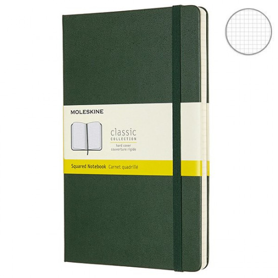 Блокнот Moleskine Classic середній миртовий зелений QP061K15 Блокнот Moleskine Classic середній миртовий зелений QP061K15