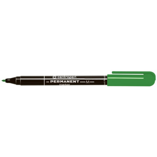 Set of permanent markers Centropen 1 mm 10 pcs Green (2846/04) Set of permanent markers Centropen 1 mm 10 pcs Green (2846/04)