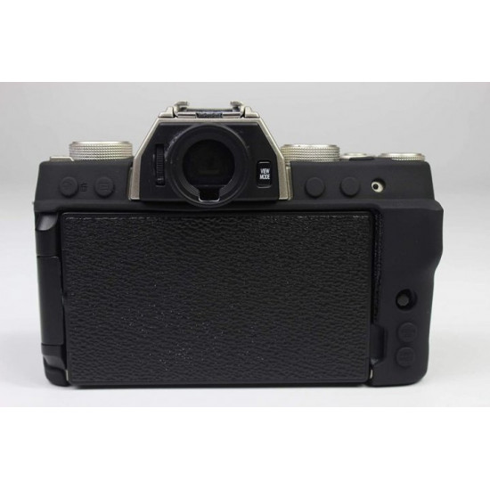 Защитный силиконовый чехол для фотоаппаратов FujiFilm X-T200 - черный Защитный силиконовый чехол для фотоаппаратов FujiFilm X-T200 - черный