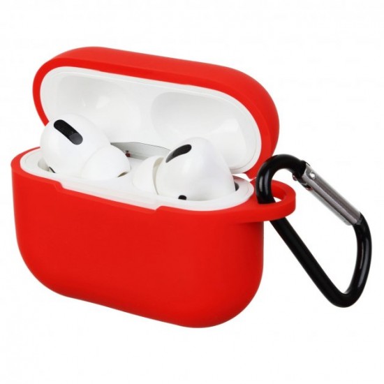 Красный чехол для Airpods Pro Silicone Case Красный чехол для Airpods Pro Silicone Case