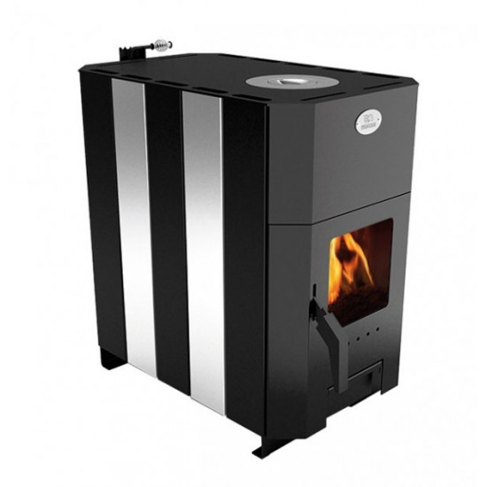 Heating and cooking stove Novaslav POV-150 ChK Ognev Door with heat-resistant glass 200x200 mm Heating and cooking stove Novaslav POV-150 ChK Ognev Door with heat-resistant glass 200x200 mm