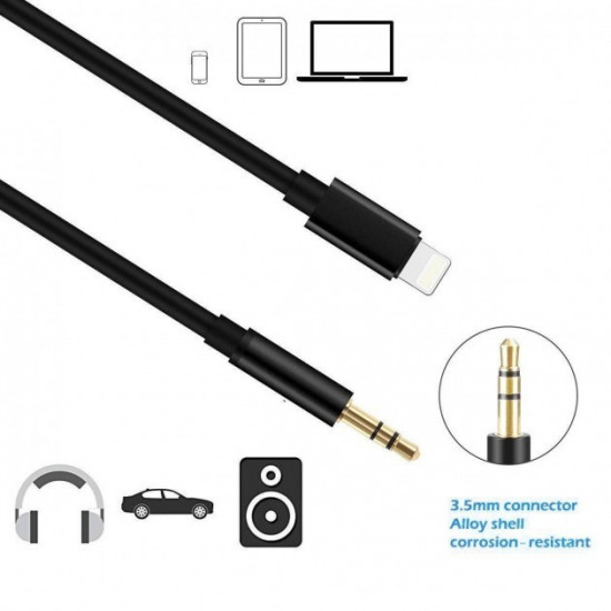 AUX перехідник-кабель Epik Lightning/3.5 mm AUX перехідник-кабель Epik Lightning/3.5 mm