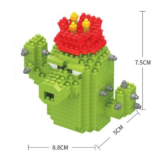 Constructor Plants vs Zombies Micro Brick Cactus Plants vs Zombies 360 parts Constructor Plants vs Zombies Micro Brick Cactus Plants vs Zombies 360 parts