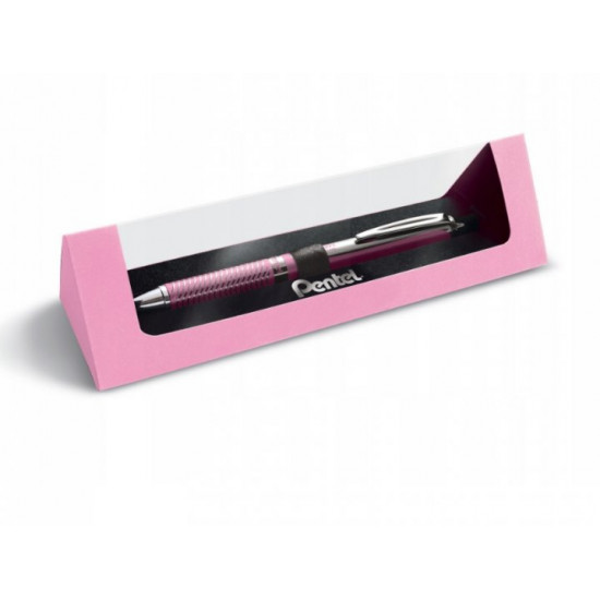 Ручка-роллер Pentel EnerGel BL407, розовый корпус, в картонном футляре (JS3382) Ручка-роллер Pentel EnerGel BL407, розовый корпус, в картонном футляре (JS3382)