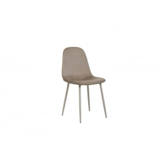 Chair with metal legs Vetro VT-M-10 corduroy cappuccino color Chair with metal legs Vetro VT-M-10 corduroy cappuccino color