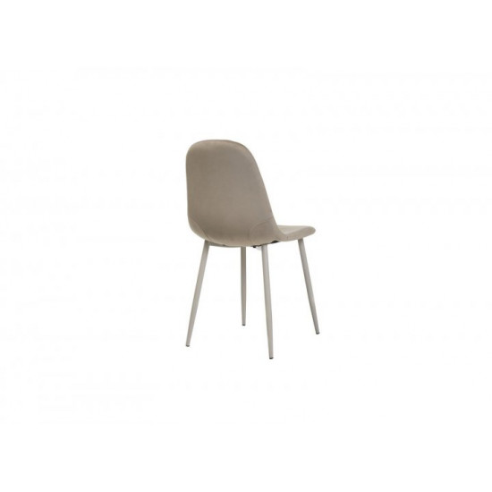 Chair with metal legs Vetro VT-M-10 corduroy cappuccino color Chair with metal legs Vetro VT-M-10 corduroy cappuccino color
