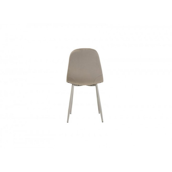 Chair with metal legs Vetro VT-M-10 corduroy cappuccino color Chair with metal legs Vetro VT-M-10 corduroy cappuccino color