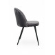 Chair with metal legs Vetro VT-M-12 corduroy color gray Chair with metal legs Vetro VT-M-12 corduroy color gray